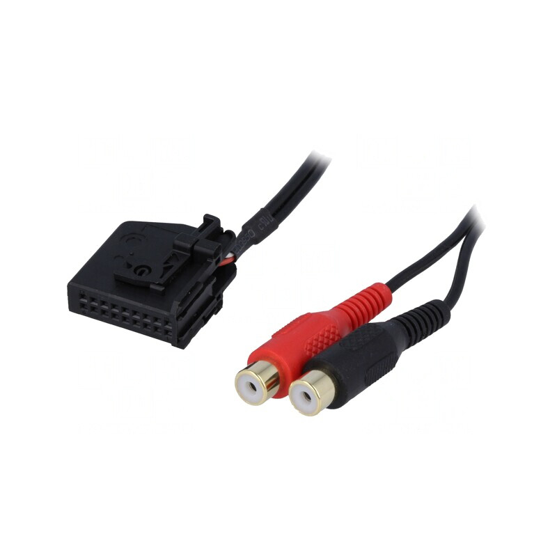 Adaptor Aux RCA 0,8m compatibil Seat VW Škoda Navigație MFD2 RNS RNS2 | Electronic-mag.ro | Componente Electronice