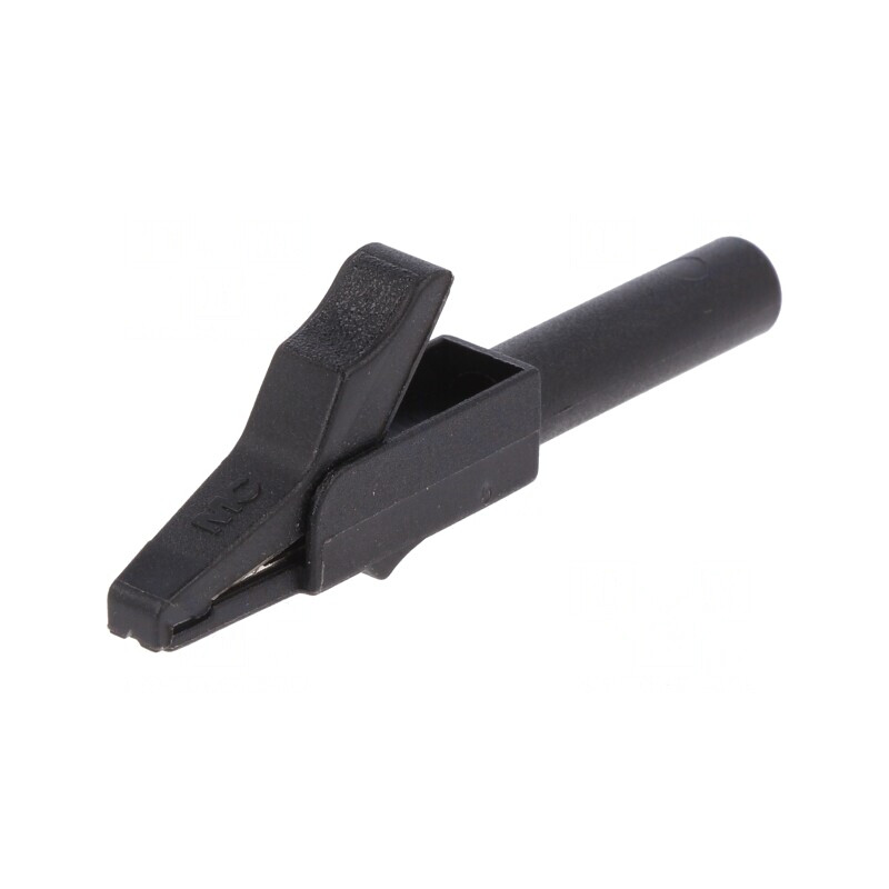 Bornă crocodil neagră 15A 4mm nichelată 300V | Electronic-mag.ro | Componente Electronice Bornă crocodil neagră 15A 4mm nichelată 300V | Electronic-mag.ro | Componente Electronice
