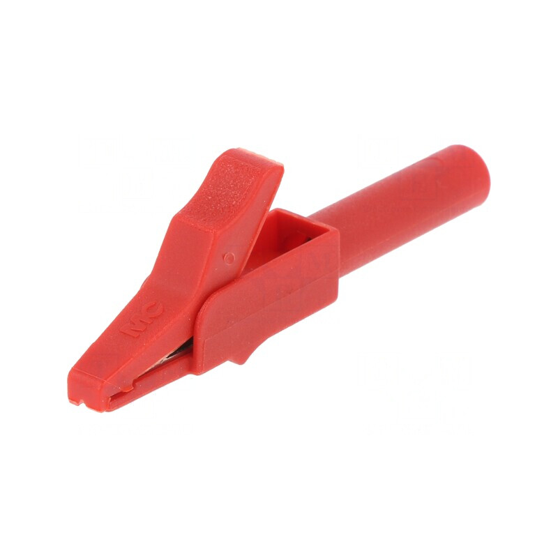 Bornă crocodil roșie 15A 4mm nichelată 300V | Electronic-mag.ro | Componente Electronice Bornă crocodil roșie 15A 4mm nichelată 300V | Electronic-mag.ro | Componente Electronice
