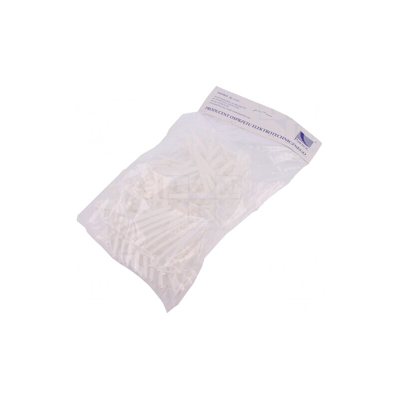Element de Susținere Alb 6mm x 75mm, 50 Buc. | Electronic-mag.ro | Componente Electronice