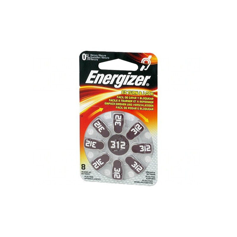 Baterie zinc-aer 1,4V AC312, 8 buc. | Electronic-mag.ro | Componente Electronice