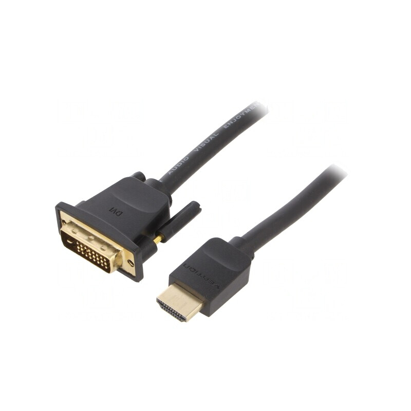 Cablu DVI-D la HDMI 2m Negru | Electronic-mag.ro | Componente Electronice Cablu DVI-D la HDMI 2m Negru | Electronic-mag.ro | Componente Electronice