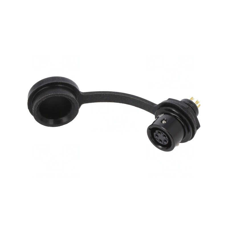 Soclu Mamă 5 PIN IP67 3A 30V Lipire | Electronic-mag.ro | Componente Electronice