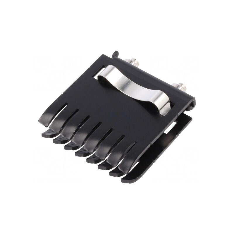 Radiator Extrudat Negru 44,5mm TO218/TO220/TO247 | Electronic-mag.ro | Componente Electronice