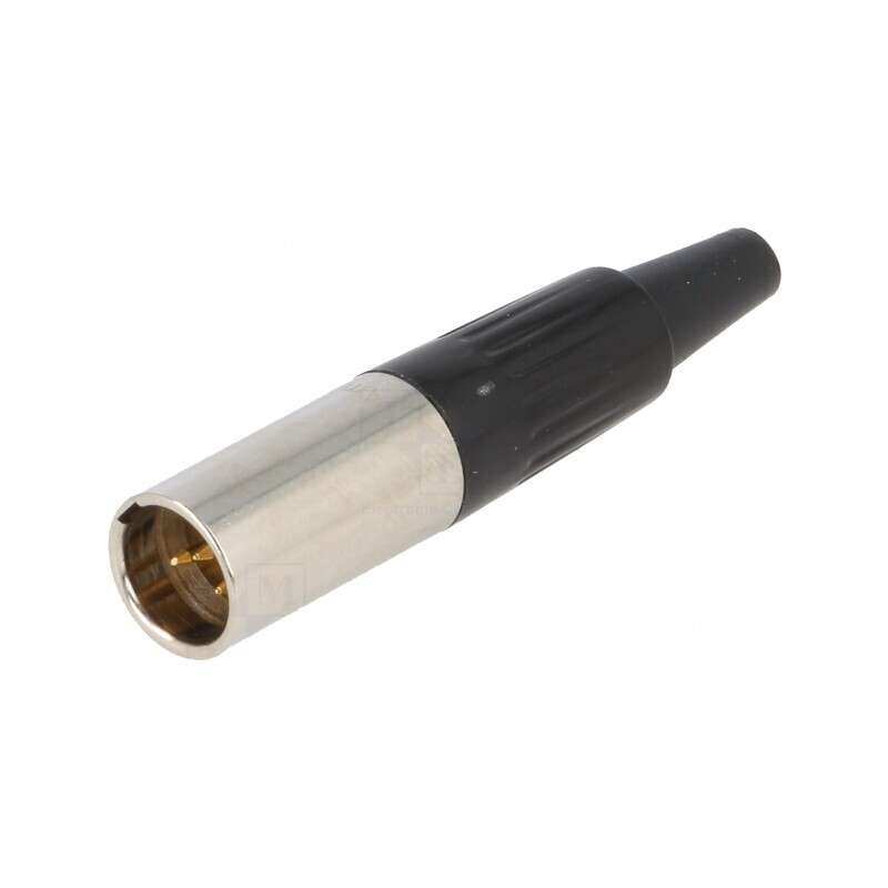 Mufă XLR Mini Tată 4 PIN pentru Cablu | Electronic-mag.ro | Componente Electronice
