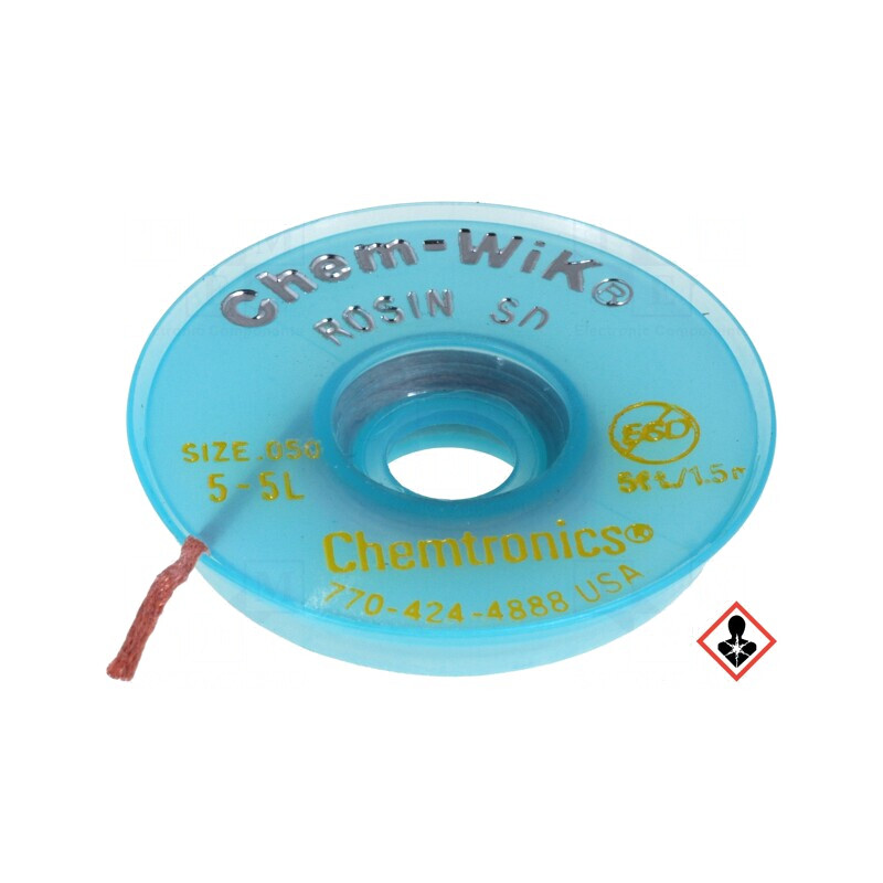 Bandă dezlipit cu colofoniu fără halogenuri 1,27mm | Electronic-mag.ro | Componente Electronice