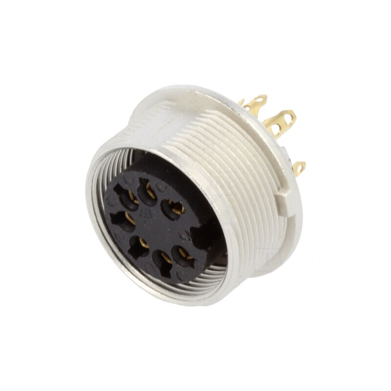 Conector M16 Soclu Mamă 7 Pin 5A 60V IP40 | Electronic-mag.ro | Componente Electronice