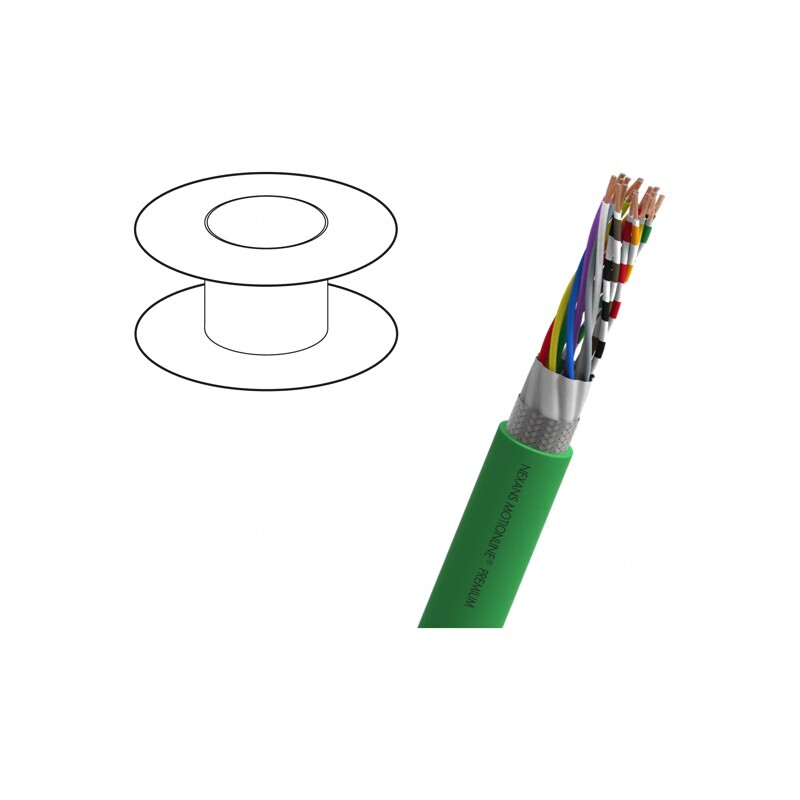 Cablu de Testare MOTIONLINE PREMIUM 4x2x0,18mm2 Verde | Electronic-mag.ro | Componente Electronice