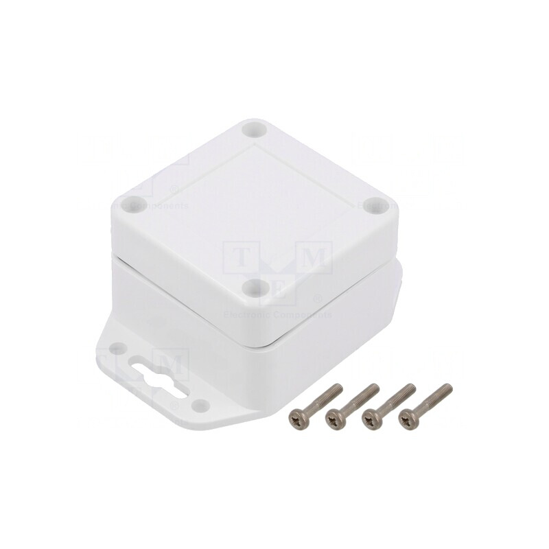 Carcasă Universală Albă IP67 60x60x40mm | Electronic-mag.ro | Componente Electronice