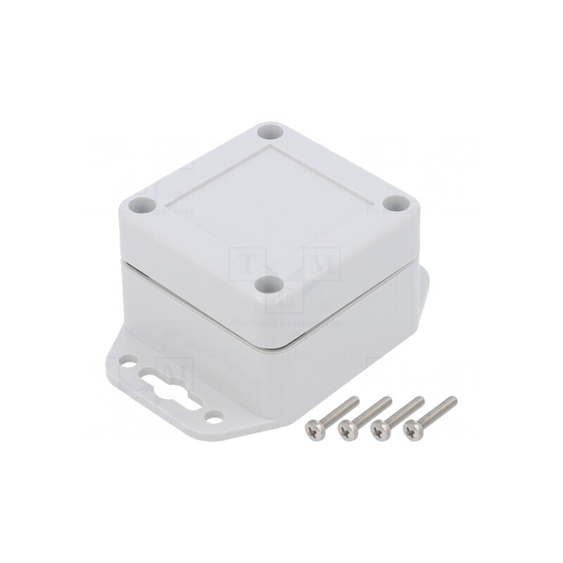 Carcasă Universală ABS Gri Deschis 60x60x40mm | Electronic-mag.ro | Componente Electronice
