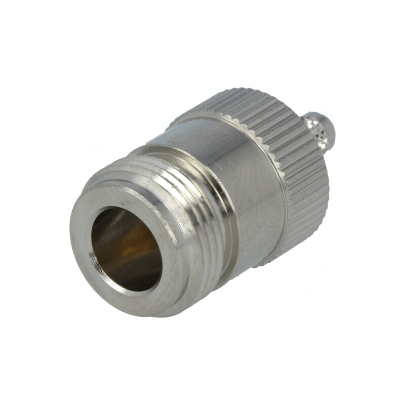 Mufă N mamă 50Ω crimpat PTFE aurit | Electronic-mag.ro | Componente Electronice