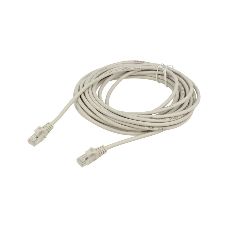 Cablu de rețea UTP Cat5e 15m RJ45 Gri | Electronic-mag.ro | Componente Electronice Cablu de rețea UTP Cat5e 15m RJ45 Gri | Electronic-mag.ro | Componente Electronice