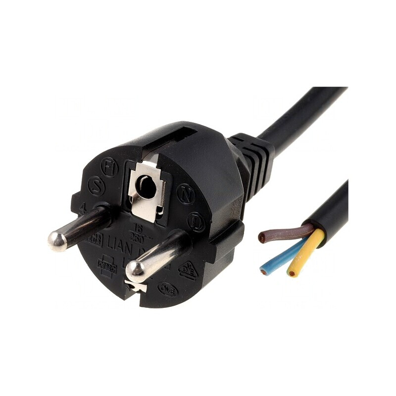 Cablu Alimentare 3m Negru 10A 3x1mm2 | Electronic-mag.ro | Componente Electronice Cablu Alimentare 3m Negru 10A 3x1mm2 | Electronic-mag.ro | Componente Electronice