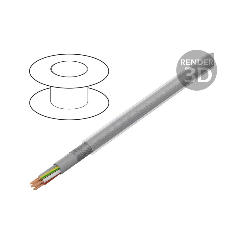 Cablu ÖLFLEX® CLASSIC 100 CY 7x0.5mm2 PVC Transparent/Gri | Electronic-mag.ro | Componente Electronice