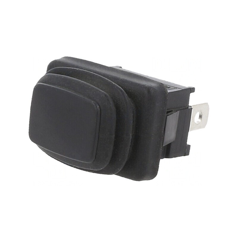 Comutator Rocker SPDT 2 poziții ON-ON 10A 24V negru IP65 | Electronic-mag.ro | Componente Electronice