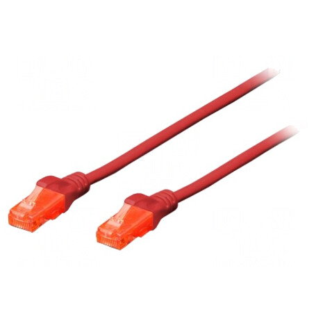 Patch Cord UTP Cat5e 25m Roșu PVC | Electronic-mag.ro | Componente Electronice