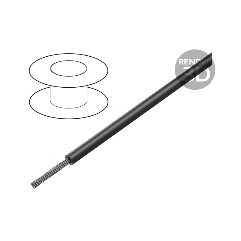 Cablu HELUFLON FEP-6Y 1x4mm2 Cu FEP Negru | Electronic-mag.ro | Componente Electronice Cablu HELUFLON FEP-6Y 1x4mm2 Cu FEP Negru | Electronic-mag.ro | Componente Electronice
