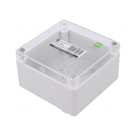 Carcasă Universală Industrială Gri 105x105x66mm | Electronic-mag.ro | Componente Electronice