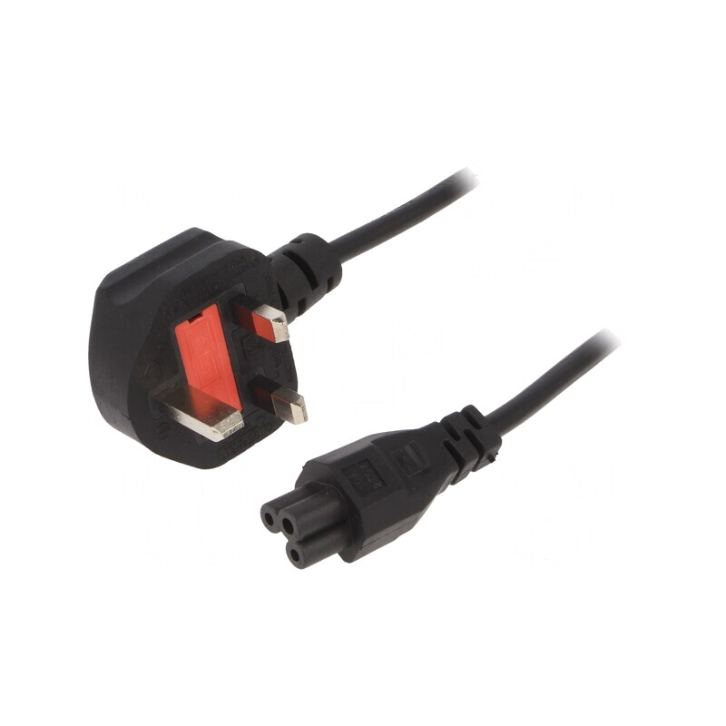 Cablu Alimentare 1.8m 3x0.75mm2 Negru | Electronic-mag.ro | Componente Electronice