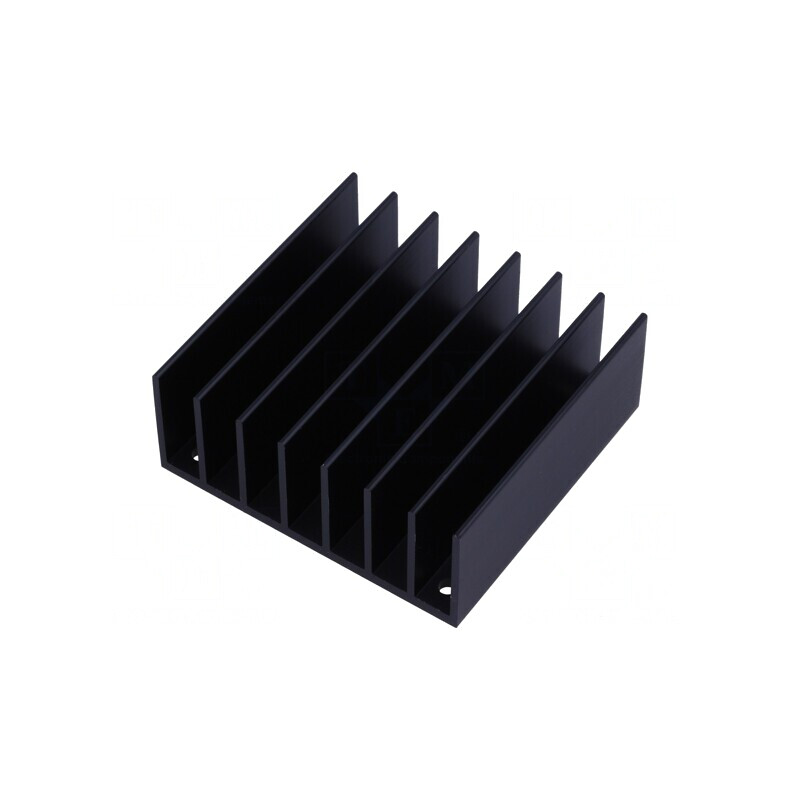 Radiator extrudat cu aripioare negru 57,9mm TO218 TO220 | Electronic-mag.ro | Componente Electronice
