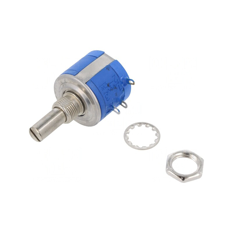 Potentiometru axial multitura 5kΩ 2W±5% linear 6.3mm | Electronic-mag.ro | Componente Electronice