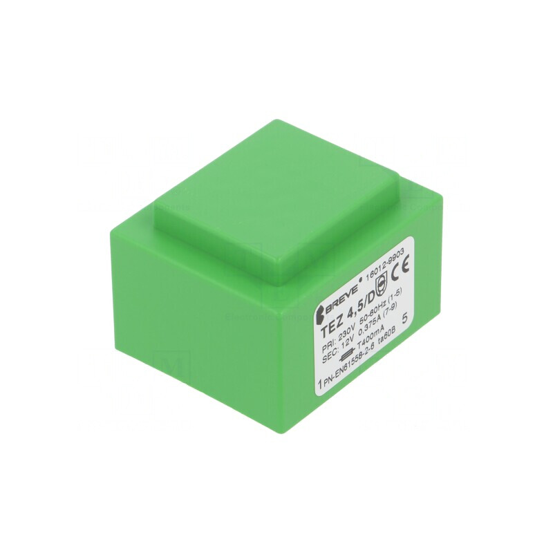 Transformator încapsulat 4,5VA 230V 12V PCB | Electronic-mag.ro | Componente Electronice