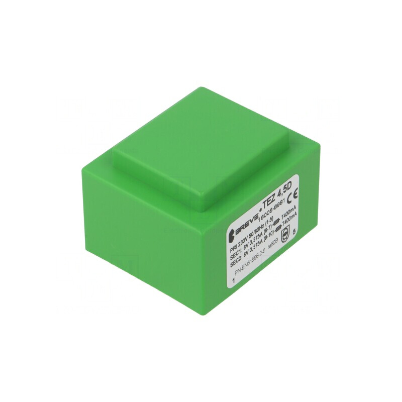 Transformator încapsulat 4,5VA 230V 6V PCB | Electronic-mag.ro | Componente Electronice