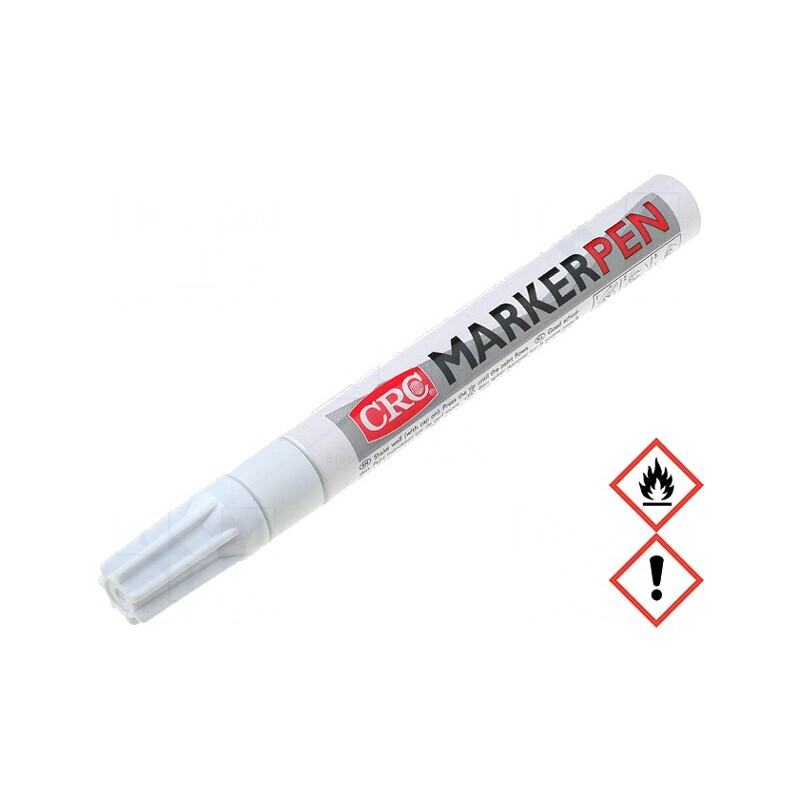 Marker Alb cu Vopsea, Capăt Rotund 3mm | Electronic-mag.ro | Componente Electronice