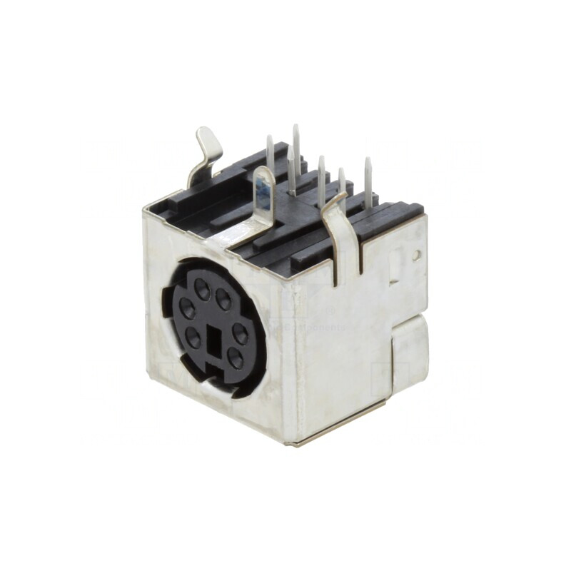Conector Mini DIN 6 Pini R/A Shield | Electronic-mag.ro | Componente Electronice