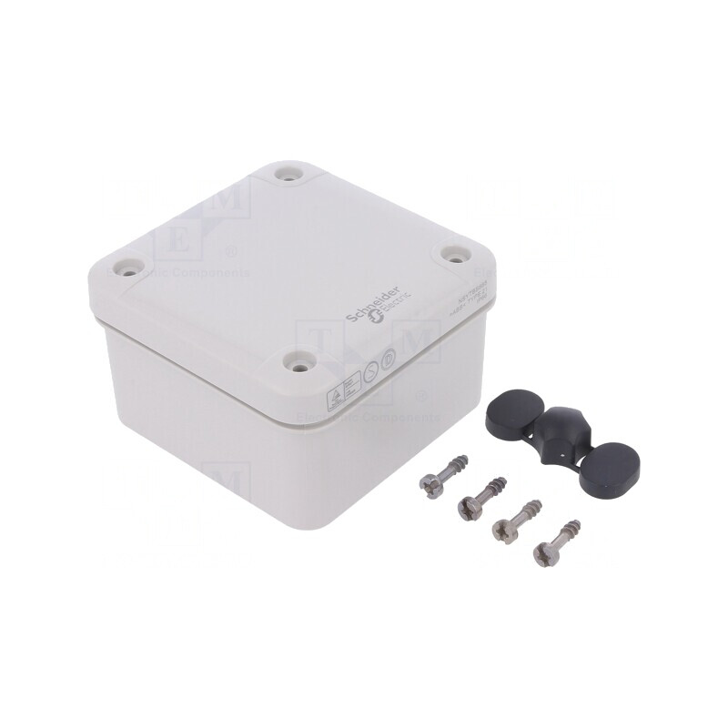 Carcasă universală ABS gri 89x89x54mm Thalassa TBS | Electronic-mag.ro | Componente Electronice
