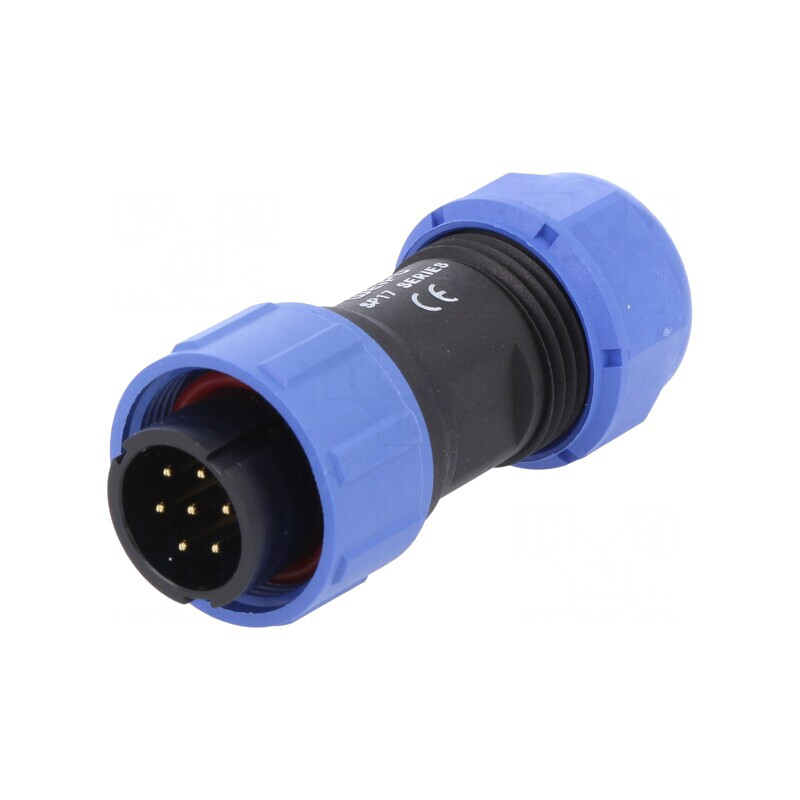 Conector SP17 Tată 7-Pin IP68 6-10mm 400V 5A | Electronic-mag.ro | Componente Electronice