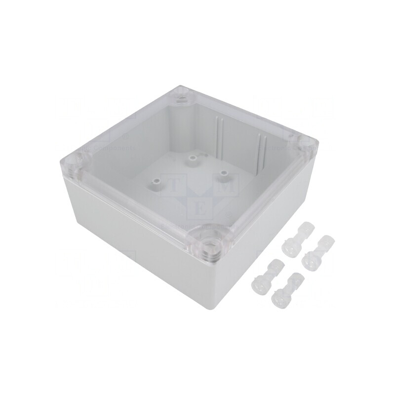 Carcasă Universală ABS Gri IP55 104x113x53 mm | Electronic-mag.ro | Componente Electronice
