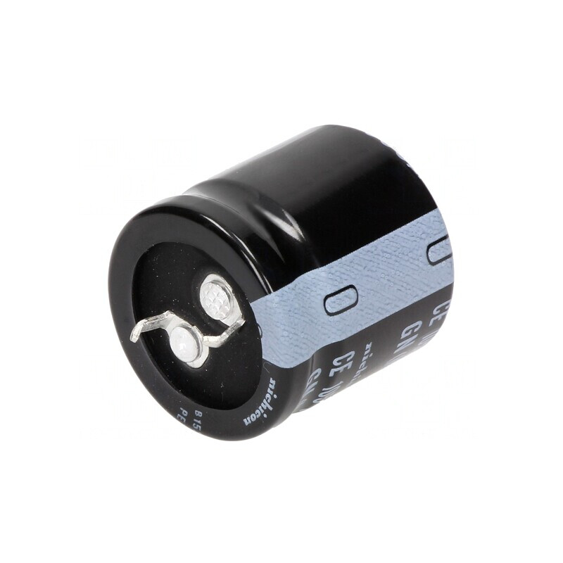 Condensator Electrolitic SNAP-IN 220uF 400VDC Ø22x35mm ±20% | Electronic-mag.ro | Componente Electronice
