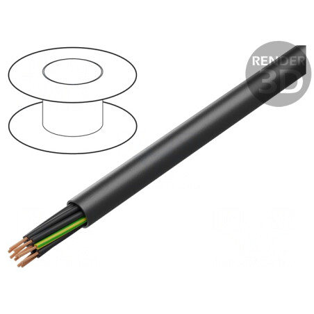 Cablu ÖLFLEX ROBUST 210 10G0,5mm2 Neecranat 300V/500V Cu | Electronic-mag.ro | Componente Electronice