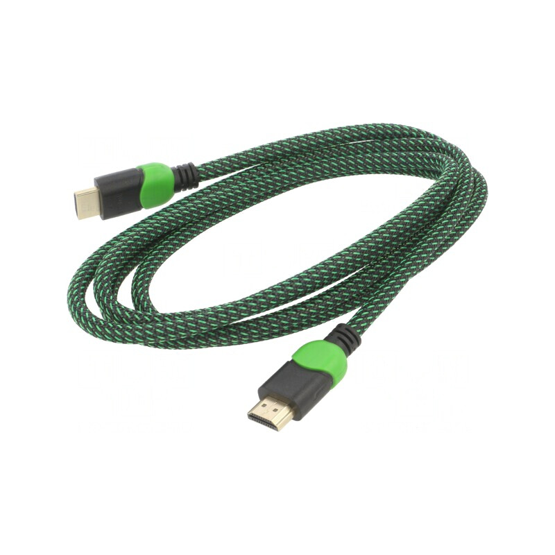 Cablu HDMI 2.0 Textil 1.8m | Electronic-mag.ro | Componente Electronice