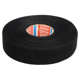 Bandă Textilă Automotive Neagră 25mm x 25m | Electronic-mag.ro | Componente Electronice