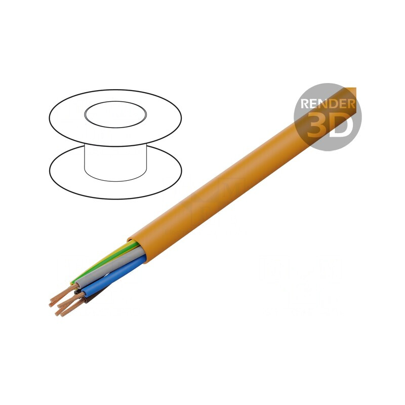 Cablu Electric H07BQ-F 5G1,5mm2 450V/750V Neecranat Cu CPR Eca | Electronic-mag.ro | Componente Electronice