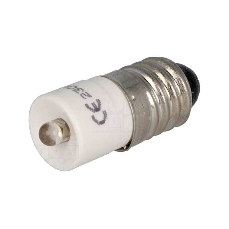 Lampă LED Albă E10 230V 1 Diode | Electronic-mag.ro | Componente Electronice
