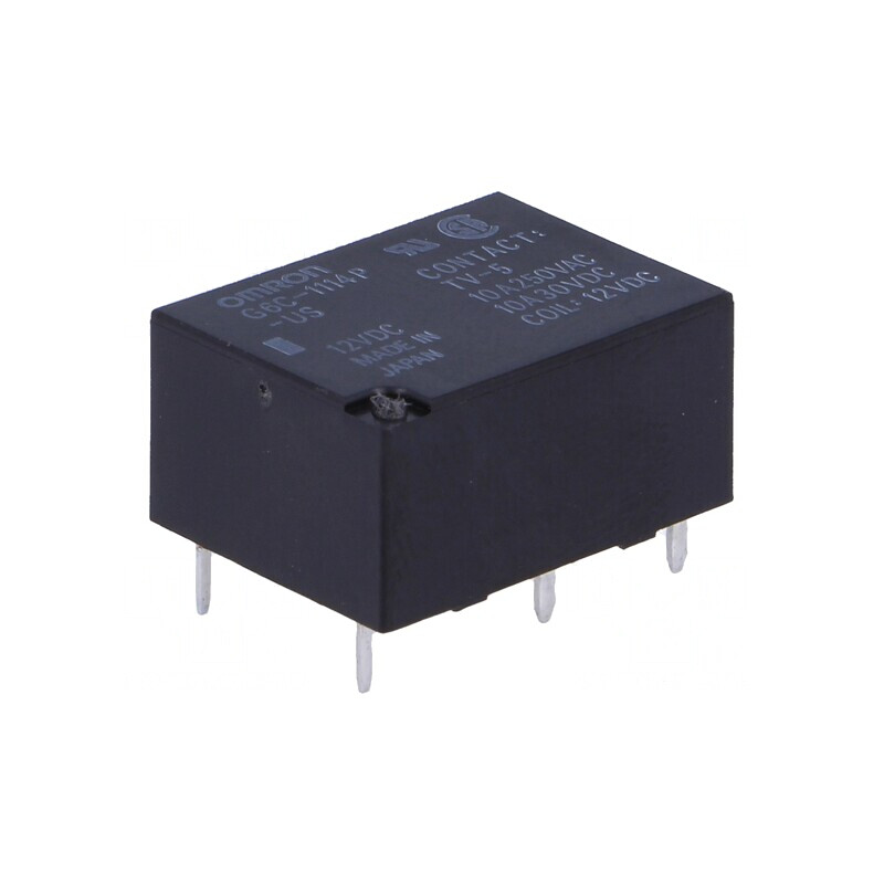 Releu electromagnetic SPST-NO 12VDC 10A 250VAC | Electronic-mag.ro | Componente Electronice