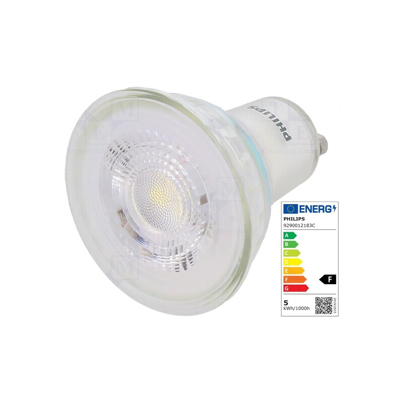 Lampă LED GU10 4,6W 6500K Alb Rece | Electronic-mag.ro | Componente Electronice