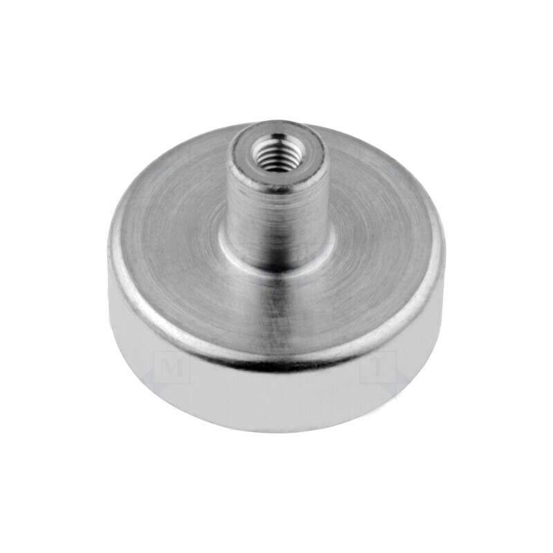 Magnet ferită H8mm 40N Ø25mm Filet M4 | Electronic-mag.ro | Componente Electronice