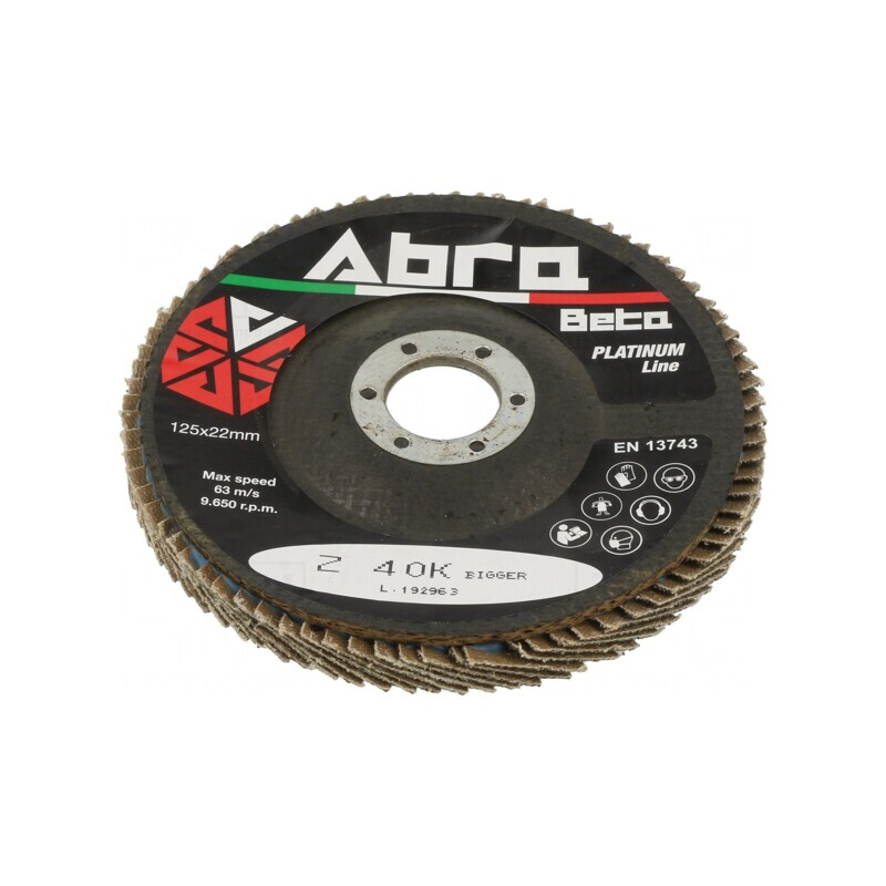 Disc de șlefuit cu lambouri 125mm 22,23mm | Electronic-mag.ro | Componente Electronice