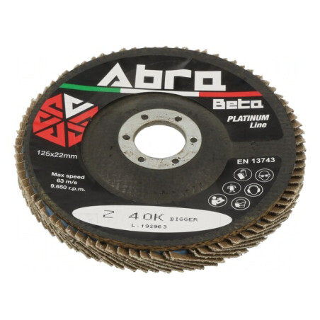 Disc de șlefuit cu lambouri 125mm 22,23mm | Electronic-mag.ro | Componente Electronice