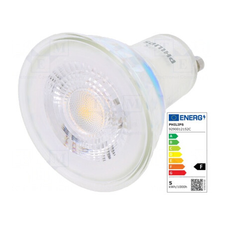 Lampă LED GU10 Alb Cald 4,6W 2700K 355lm | Electronic-mag.ro | Componente Electronice