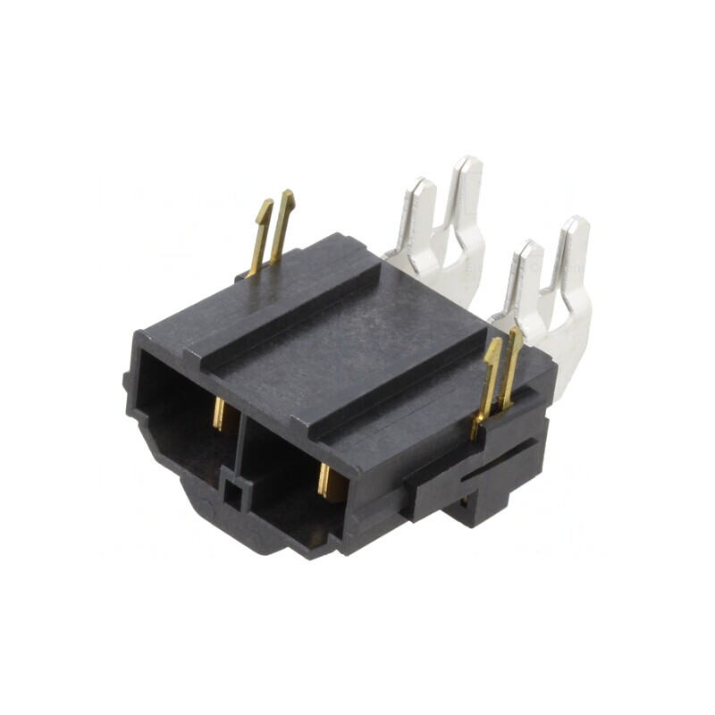 Soclu cablu-placă Mini-Fit Sr 10mm 2 pini aurit | Electronic-mag.ro | Componente Electronice