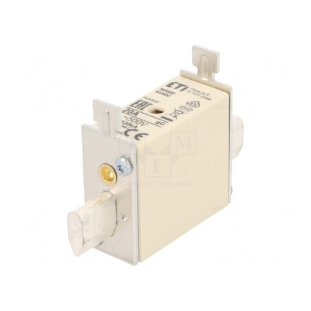 Siguranță ceramică industrială gG 20A 500VAC NH000 | Electronic-mag.ro | Componente Electronice
