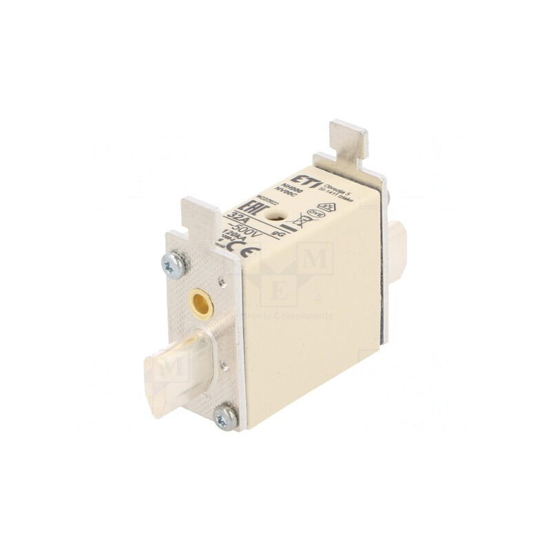 Siguranță gG 32A 500VAC Ceramică Industrială NH000 | Electronic-mag.ro | Componente Electronice