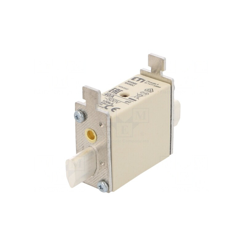 Siguranță Ceramica Industrială gG 40A 500VAC NH000 | Electronic-mag.ro | Componente Electronice