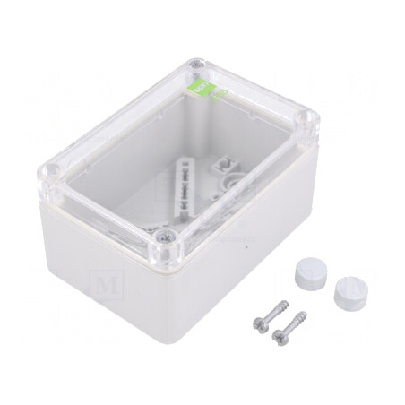 Carcasă Universală Industrială Gri IP65 75x110x59 mm | Electronic-mag.ro | Componente Electronice