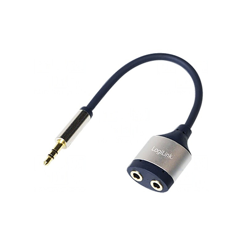 Splitter Jack 3,5mm cu 2 Sockets și 1 Plug în Cutie | Electronic-mag.ro | Componente Electronice